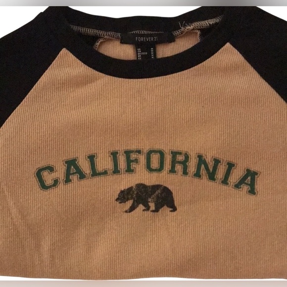 Forever 21 California crop top excellent condition - Picture 4 of 4